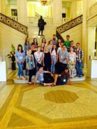 Dromore Youth for Christ and Project Serve NI visit Stormont