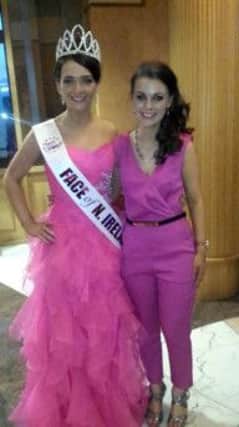Lynsey Berry, Face of N. Ireland 2014 with Director Robyn Keegan
