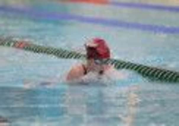 Julia Knox, who shone for Banbridge by picking up a bronze medal in the 100m Butterfly.