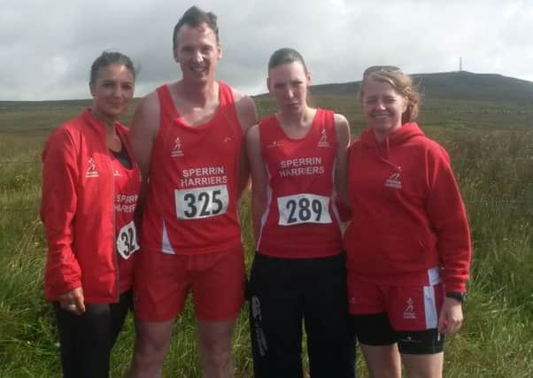 Sperrin Harriers who took part in Divis Mountain 10k