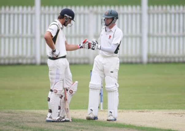 Lisburn batsmen Craig Ervine and David Simpsonhit 144 as a pair on Saturday. US1431-502cd  Picture: Cliff Donaldson