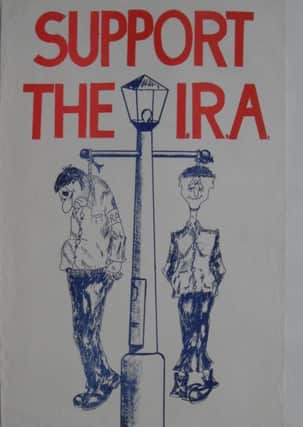 A UDA poster from 1975, which is amongst Peter Moloney's collection.