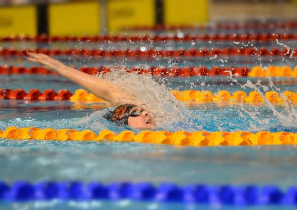 Danielle Hill, seen here in action for Larne Swimming Club. Photo: Presseye.