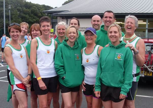 County Antrim Harriers at the Portaferry 10k. INLT 31-908-CON