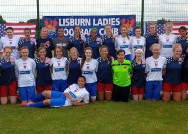 Lisburn Ladies welcome American side SoCal Select FC, who they played at Lisburn Rangers ground and were beaten 4-1.