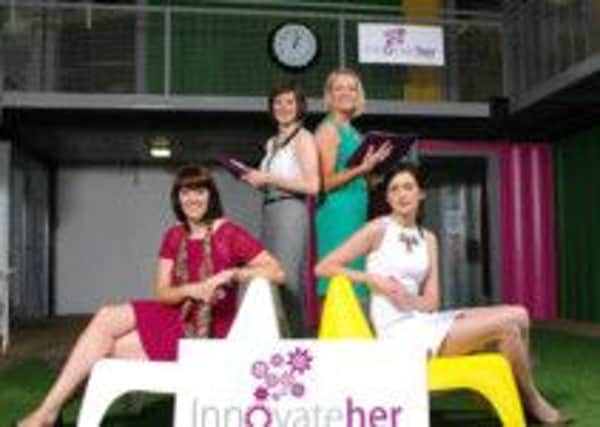 Colleen Harte, Founder and Creative Director of Lucy Annabella Organics and InnovateHer mentor
Alanna Collins, Dungannon Enterprise Centre and Co-founder of Dekala Jewellery
Back Row l-r:
Denise Murtagh, Dungannon Enterprise Centre and Co-founder of Dekala Jewellery
Shauna Burns, Head of Mid Ulster & Fermanagh Business Centre at Ulster Bank