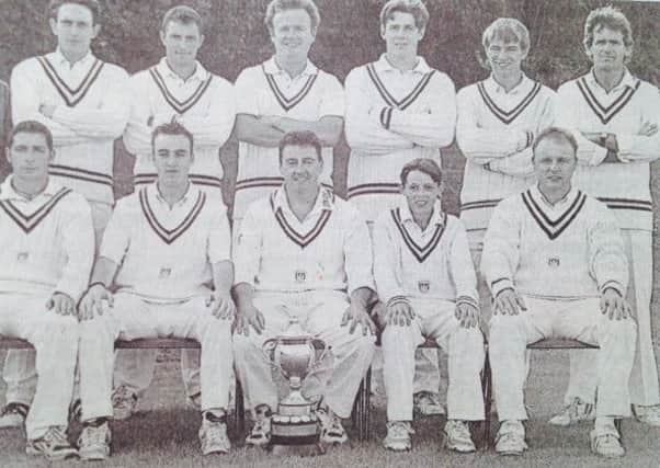Carrickfergus Cricket Club's Seconds, joint-winners of the NCU Intermediate Cup final. INLT 31-901-CON