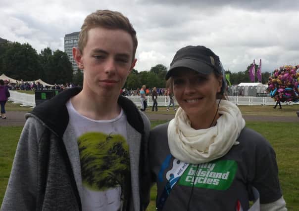 Ballymena Road Club youth cyclist Breandan McCavana enjoyed a memorable moment last week when he met former world and Olympic champion Victoria Pendleton at the Commonwealth Games.