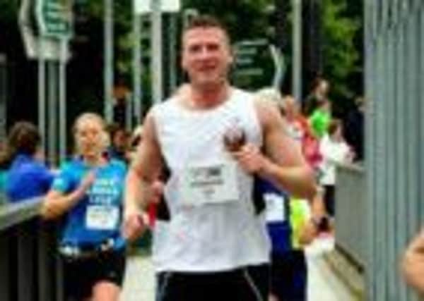 Bro Connor McKnight, who completed the Walled City Marathon.