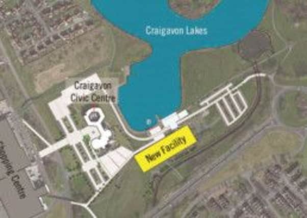 Proposed site for the new Craigavon Leisure Centre