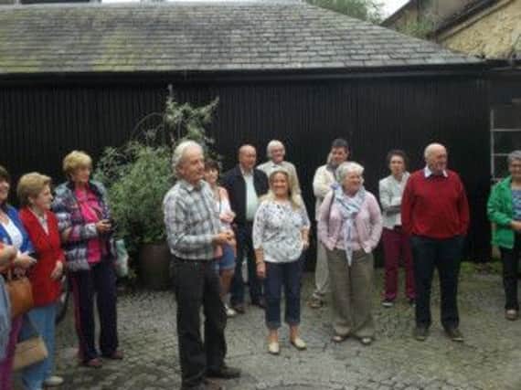 Ken and Dawn McEntee welcome members of Ballymoney & District Gardening Club to their garden in Hillsborough. INBM 33-14