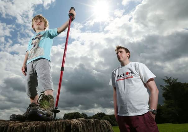 Press Release Image

NO FEE

Press Eye - Belfast - Northern Ireland - 11th August 2014- Picture by -  Kelvin Boyes /  Presseye

Felix Elliott (6) & his dad Neill Elliott from Hillsborough launch Action Cancer's annual Giants Walk taking place on Saturday 6th September along the Causeway Coast. For more info email walk@actioncancer.org or visit www.actioncancer.org 


Lucy McCusker
PR & Events Officer
Action Cancer
Saving Lives Supporting People

Telephone: 028 9080 3379

Website: www.actioncancer.org