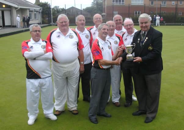 The Hatch Cup is presented to Lurgan