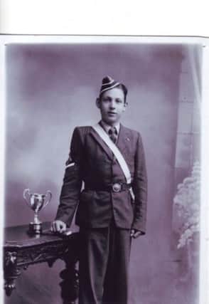 Cecil Auld who represented the Boys Brigade at the Queen's coronation