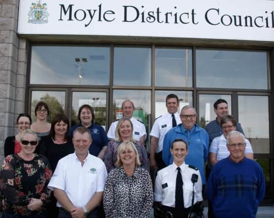 Police in Moyle recently attended a local caravan site owner engagement meeting recently in Ballycastle. The event, which was hosted by members of the local PCSP at Moyle District Council provided information and advice to caravan site owners on how to keep their premises safe. INBM34-14