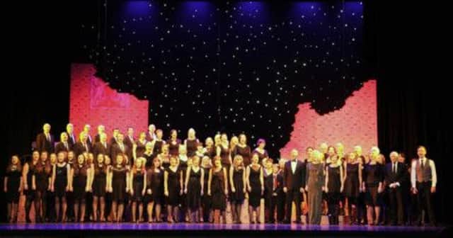 The cast of 50 shillings performing at Grand Opera House, Belfast last year