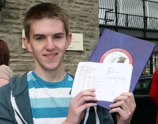 Jonathan Nesbitt got three A*s at A Level and is going to St Andrews University to study French and German. INNT 34-708-CON