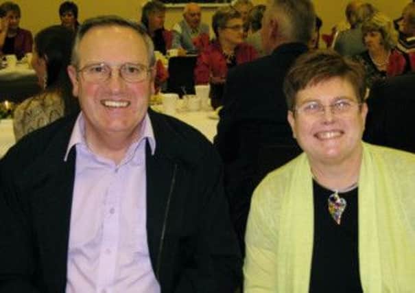 Ken and Jean McGall, from Second  Broughshane Presbyterian Church, both of whom have served as Irish CE President. Jean will shortly be installed once again in what is a momentous year for CE in Iinstalled as Irish CE Union President at the Centenary Convention In Immanuel Presbyterian Church.