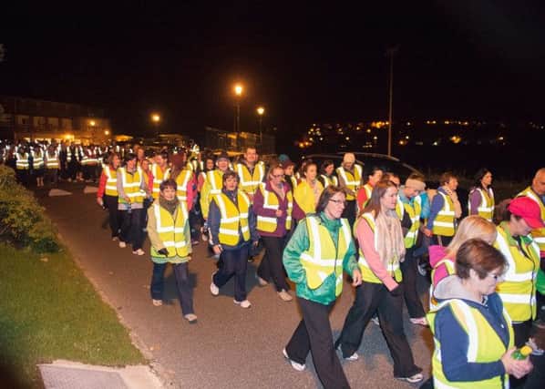 Just a few of the hundreds of walkers who took part in last years event. Photo by Shanroe Photography