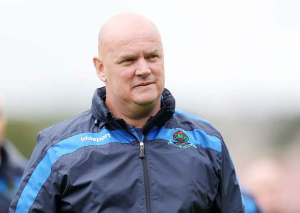 Institute manager Paul Kee is looking forward to their test against Linfield tomorrow. Picture by Darren Kidd/Press Eye