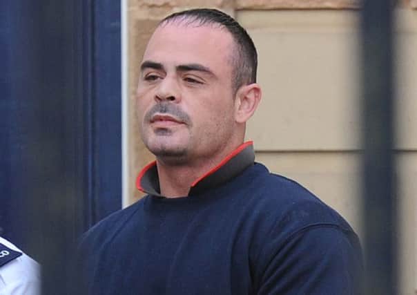 COURT IN DERRY-SERIOUS ASSAULT
Derry no4-19/8/2014-TREVOR MCBRIDE PICTURE©
33 year old Barry Whittle who appeared at court in Derry(Tuesday)serious assault at Dukes Bar in Derry-see story George Jackson
REQUEST NO PICTURE BYLINE-