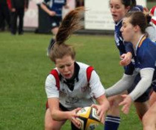 RUGBY: Claire Mclaughlin in action for Ulster. inbm35-14s