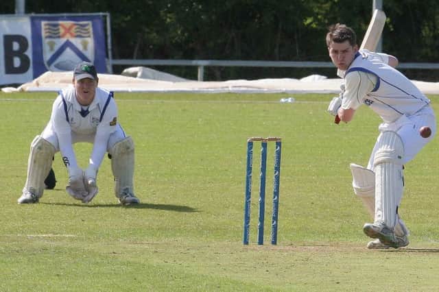 Batting action for Coleraine second string against Donnamana on Saturday.PICTURE MARK JAMIESON.