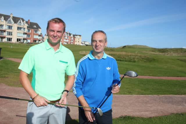 Jason Quigley, and John Fall at Rathmore Golf Club.