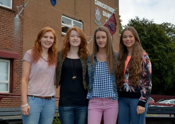 Sophie Grier, Jessica Logan, Erin McAllister, and Rachel Hall received 16A* grades,  16As and 2 Bs between them. INCT 35-103-GR