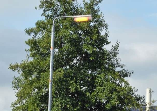 Street light in Ballycraigy Ring. INLT 36-025-PSB