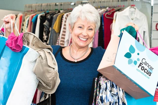 TV personality Pamela Ballantine is clearing out her closet for Cancer Focus Northern Irelands Donation Day on Saturday 13 September.
