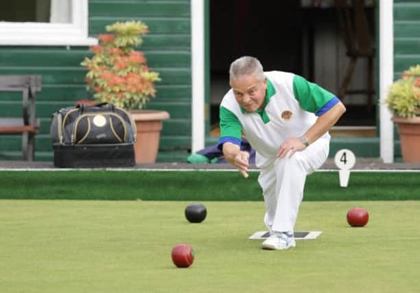 Howard McMullan bowling for Hilden during Saturday's match against Castleton. US1436-501cd  Picture: Cliff Donaldson