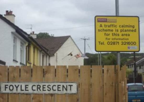 The UUP has welcomed the introduction of traffic calming in Newbuildings.