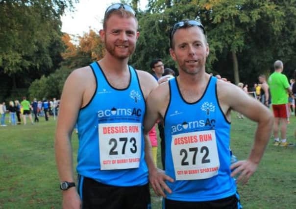 Aaron Meharg and Diarmuid O'Kane were in action in the Dessies 10k run at the weekend