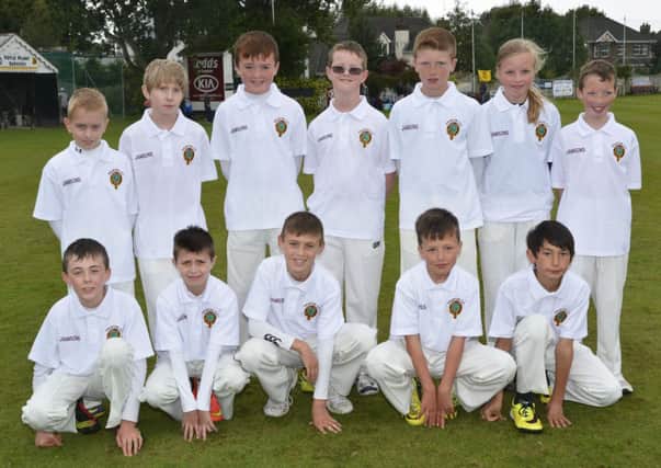 The Eglinton team which met Rush in the final of the All Ireland Under-11 Cup at Eglinton Cricket Club on Friday. INLS3514-101KM