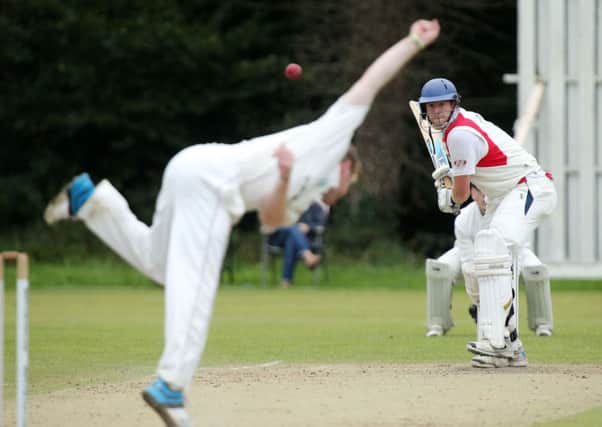 Greg Thompson posted 66 runs during Saturday's abandoned clash between Waringstown and Instonians. Pic by PressEye Ltd.INLM36-106