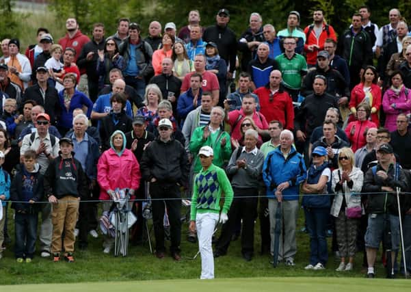 Bumper crowds watched Sweden's 

Joakim Lagergren win the Northern Ireland Open at Galgorm Castle on Sunday. Picture: Press Eye.