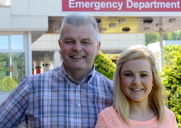 Andrea Judge, newly appointed Impact of Alcohol liaison nurse, with her colleague John McGarvey. INPT35-001