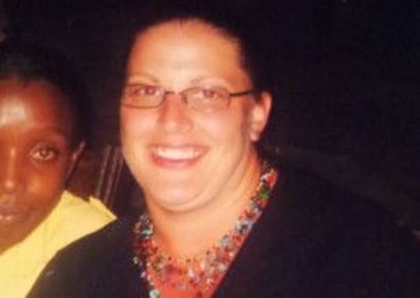 Lynda before she lost weight