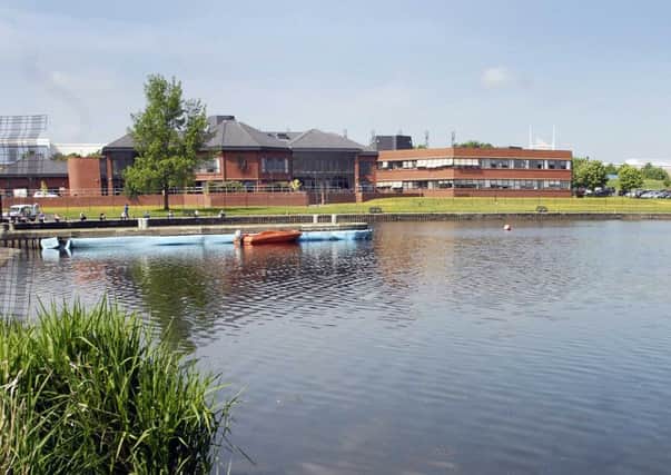 Craigavon Lakes and Civic Centre. INPT24-300.