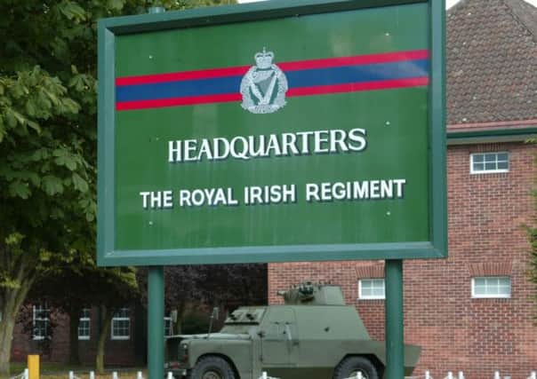 HQ of The Royal Irish Regiment St Patrick's Barrack Ballymena