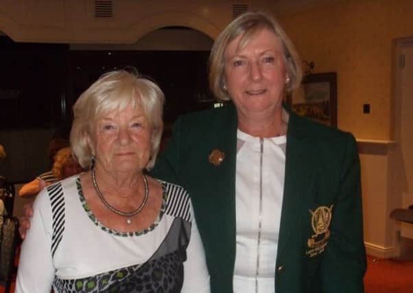 President's Prize winner Mrs Claire Warwick with Mrs Maureen Bryson.