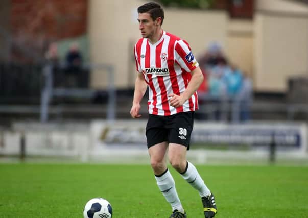 Derry City's Aaron Barry. Picture by Lorcan Doherty/Presseye.com