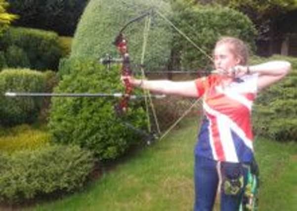 Teenager Morgan Russell-Cowan, who placed seventh in the world at the recent World Field Archery Championships.