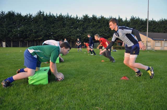Action from Lisburn Rugby Clubs youth academy US3814-407PM Pic by Paul Murphy