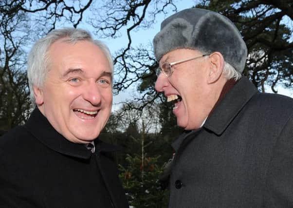 Bertie Ahern said he grew to be friends with Ian Paisley