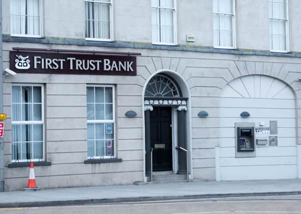 The Carrick branch of the First Trust Bank is to close. INCT 38-416-RM