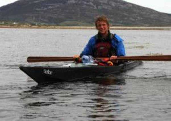 Hamish Wilkinson (19) from Castlerock who completed a solo kayak around Ireland