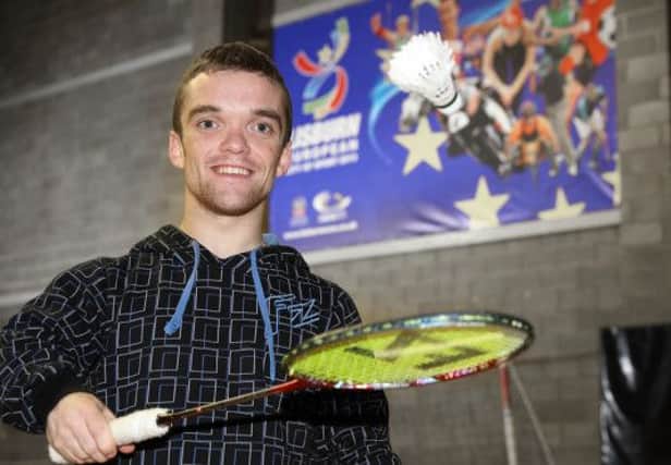 Niall McVeigh, from Alpha Badminton Club, Lisburn. US1347-502cd