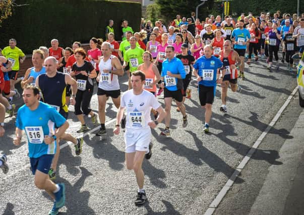 They're off and running at the annual Felix McCullough Memorial 10K.